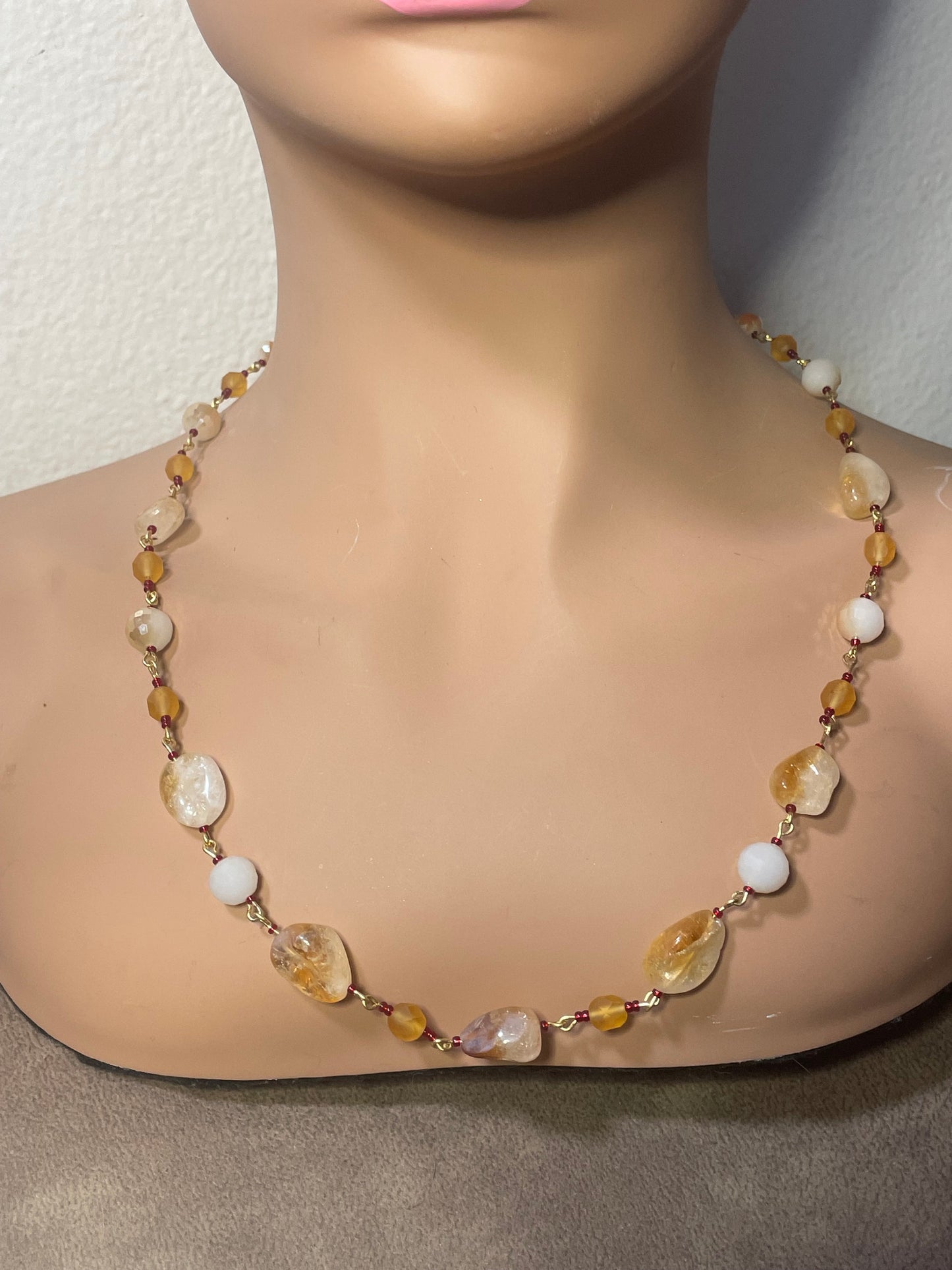 Necklace: Citrine Crush