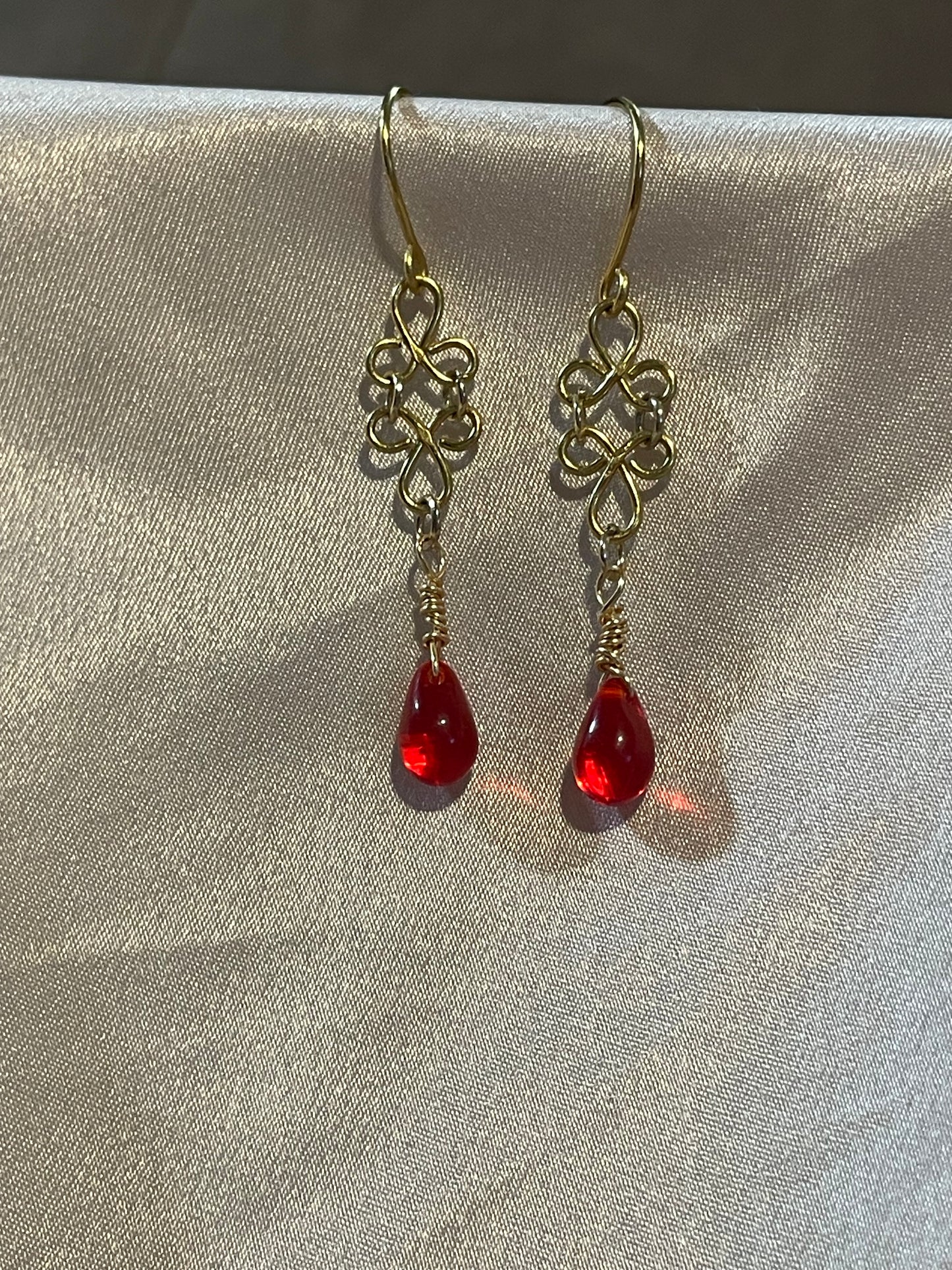 Simple droplet earrings