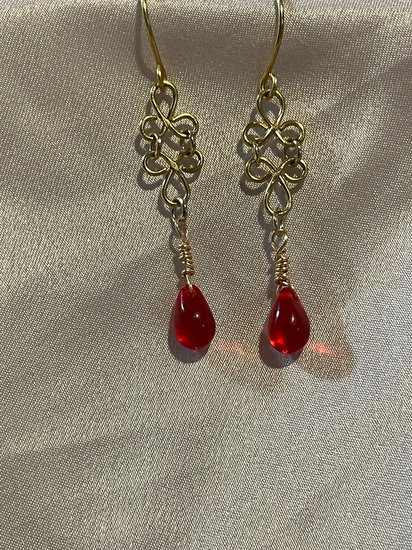 Simple droplet earrings