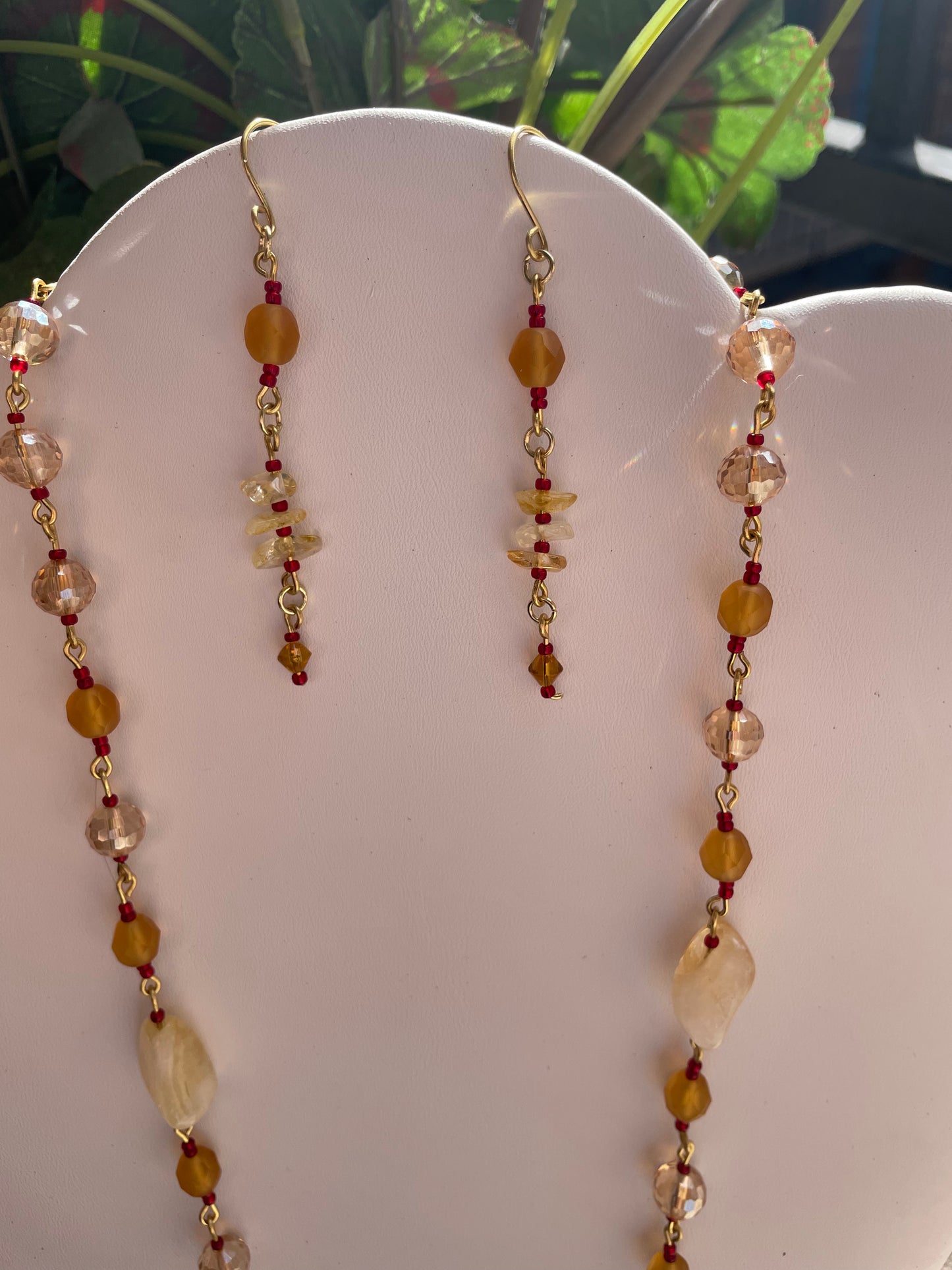 Earrings: Citrine Crush