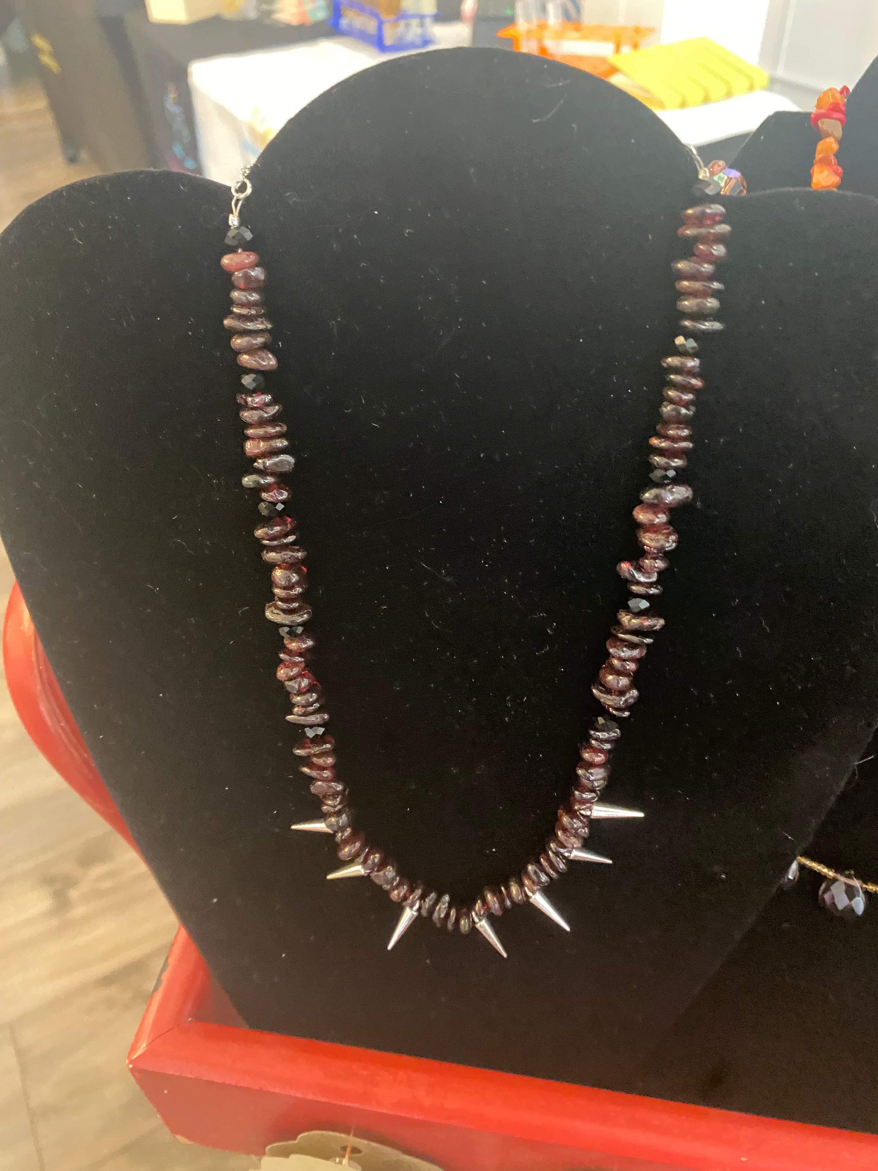 Garnet and spikes