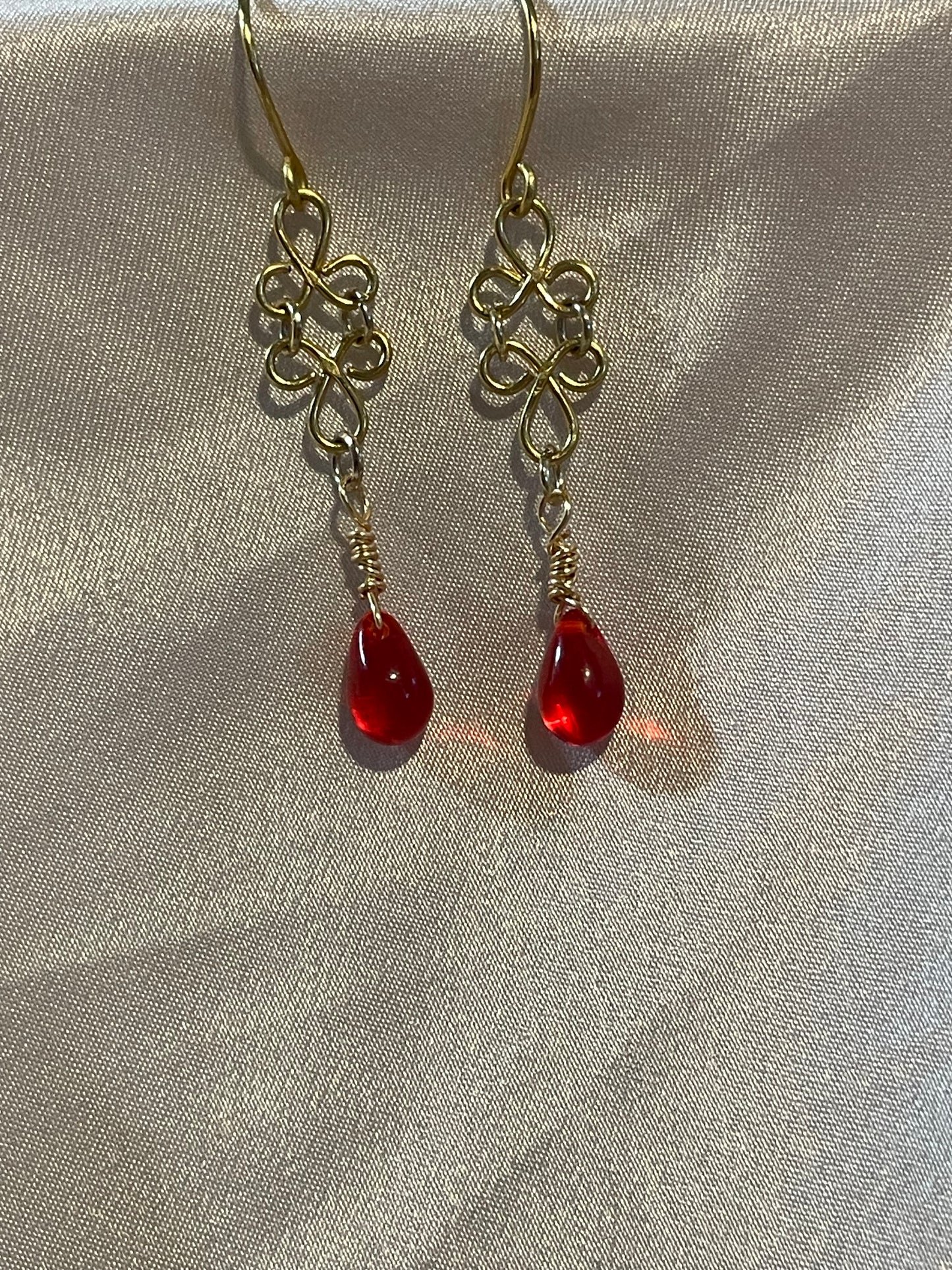 Simple droplet earrings