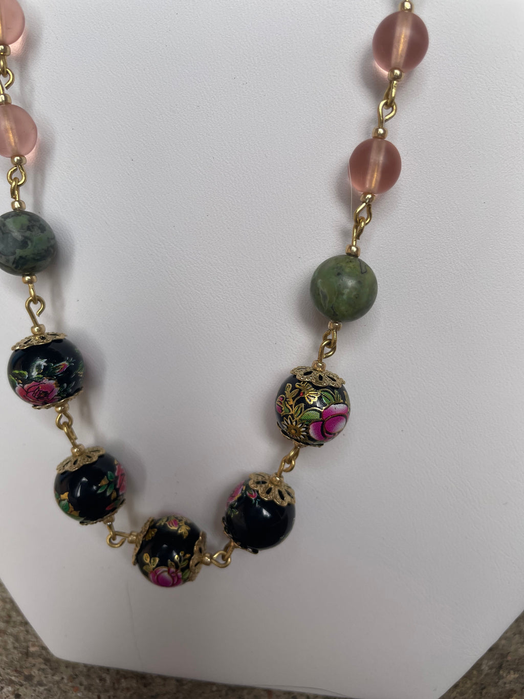 Necklace: Agate Petals