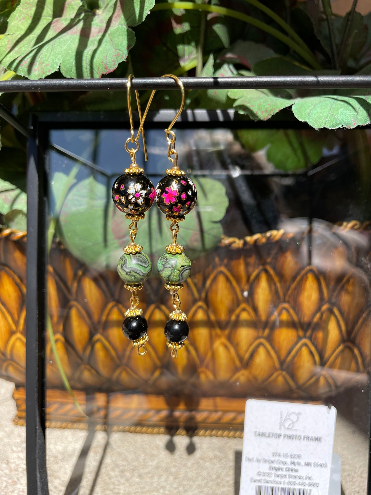 Earrings: Agate Petals