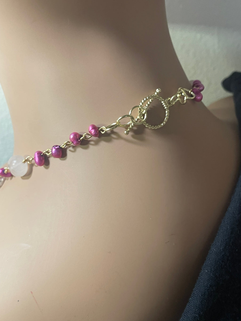 Necklace: Blushing in Pink