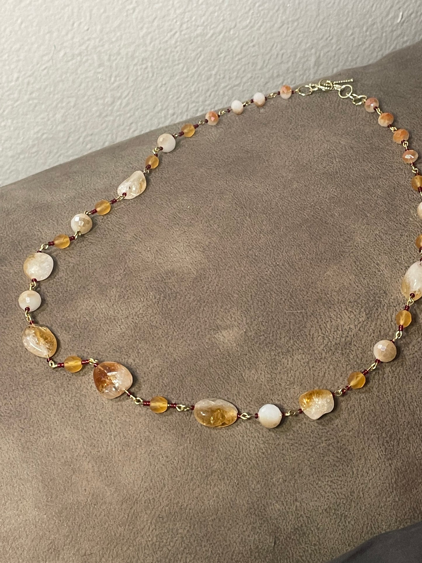 Necklace: Citrine Crush