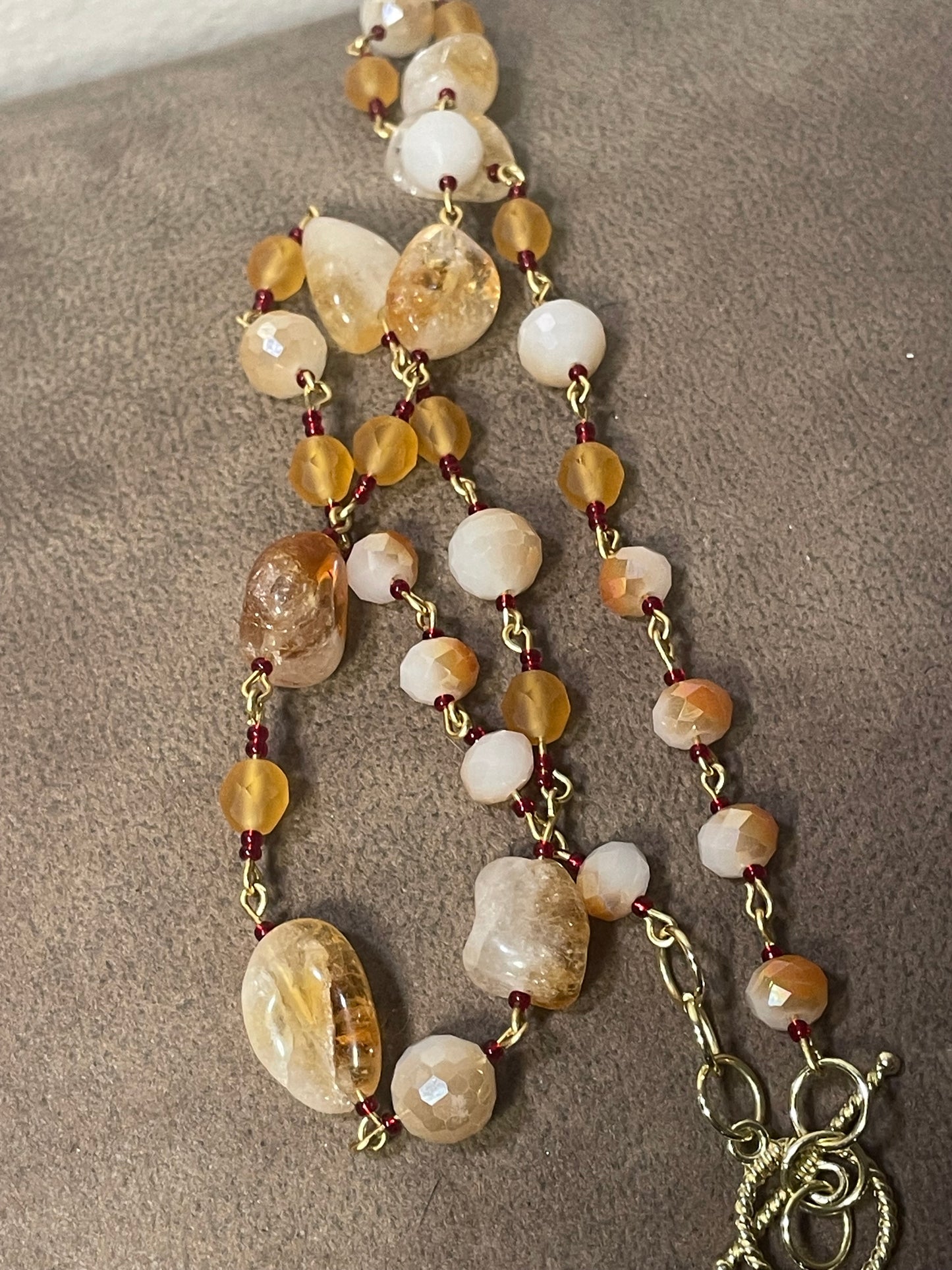 Necklace: Citrine Crush