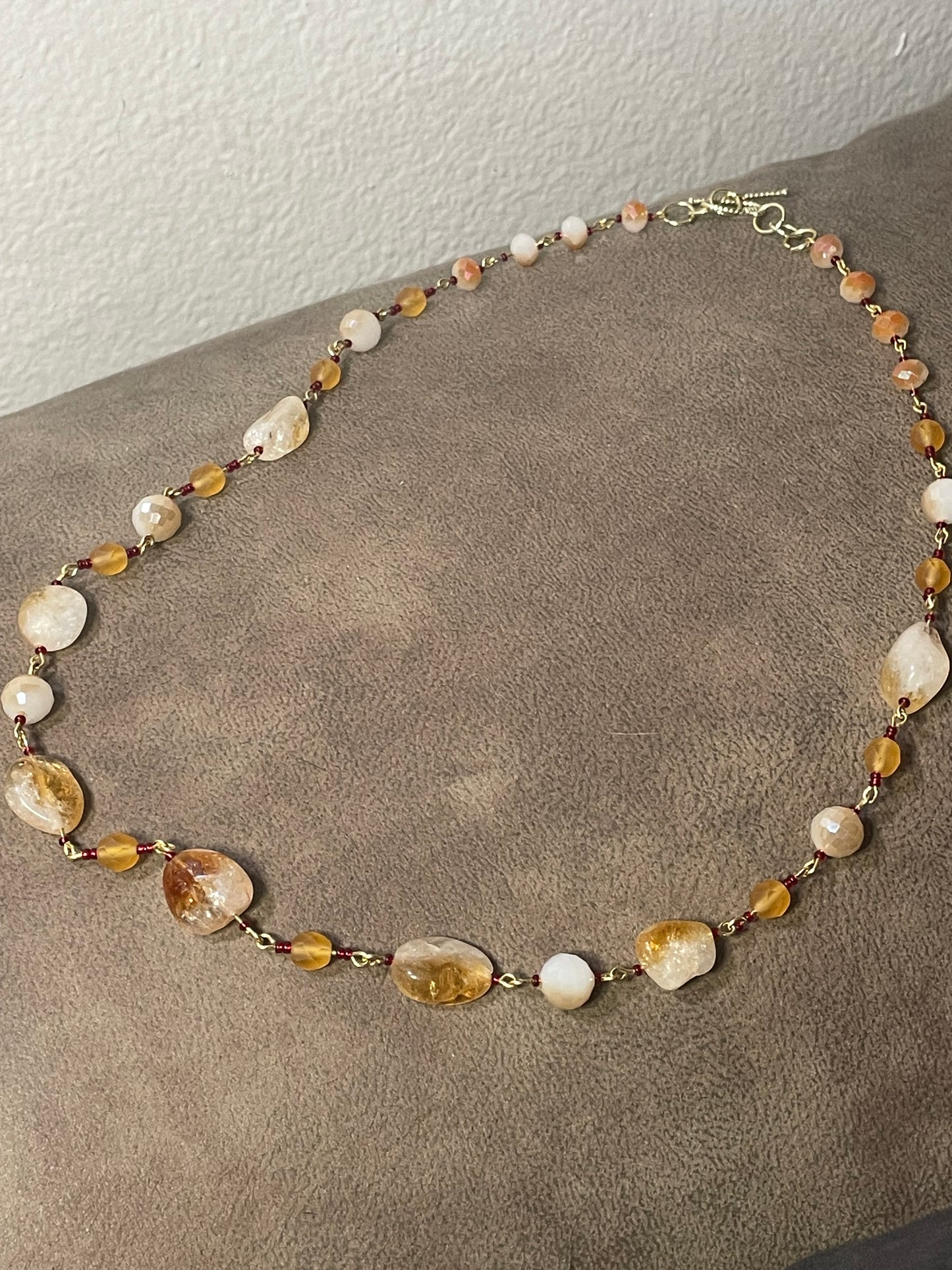 Necklace: Citrine Crush
