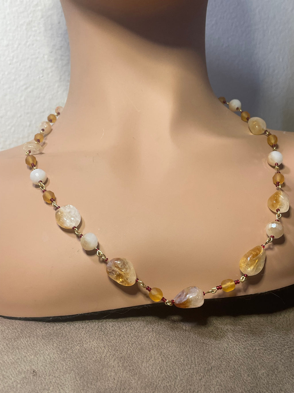 Necklace: Citrine Crush