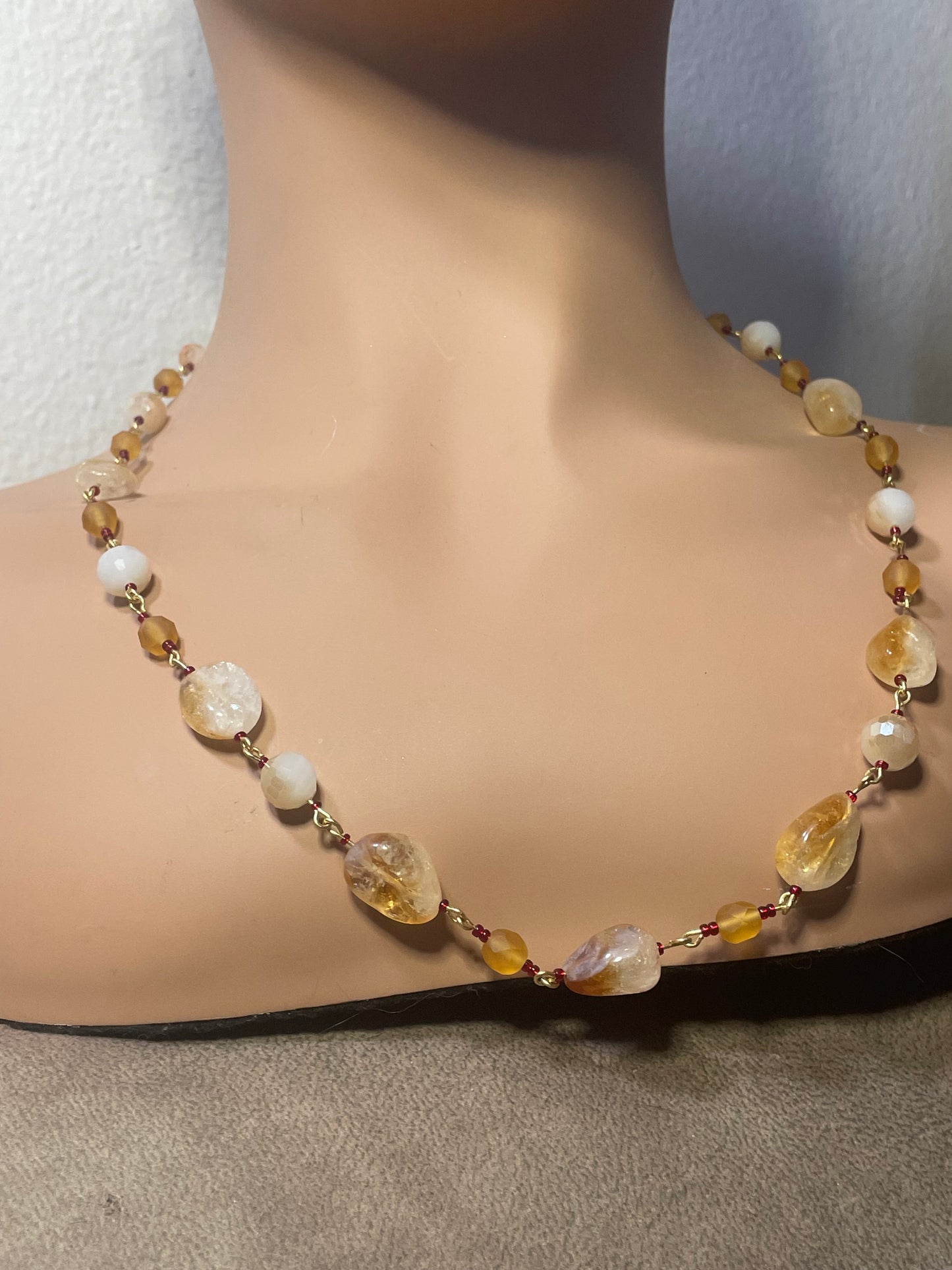 Necklace: Citrine Crush