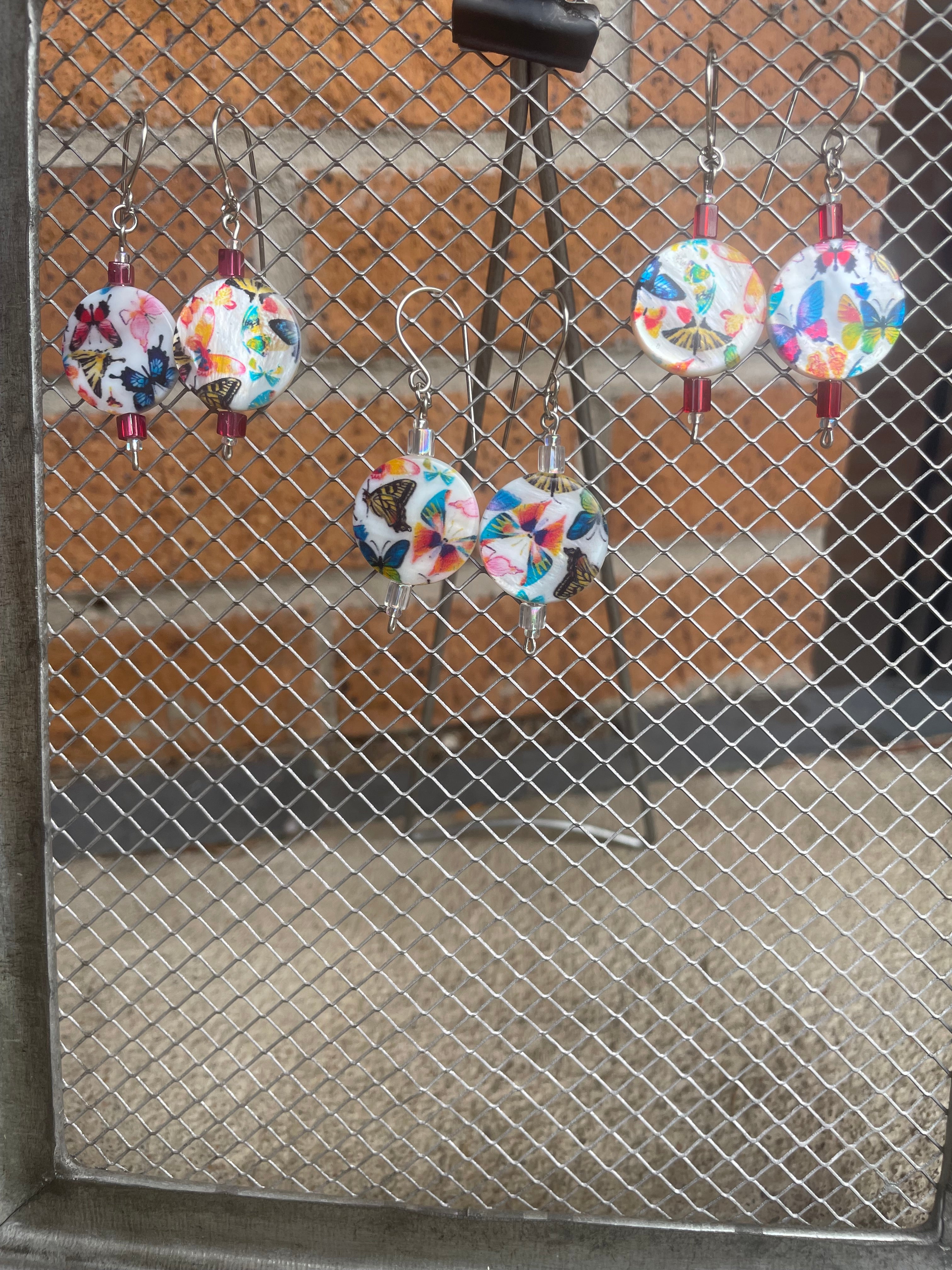 Earrings: Butterfly Burst