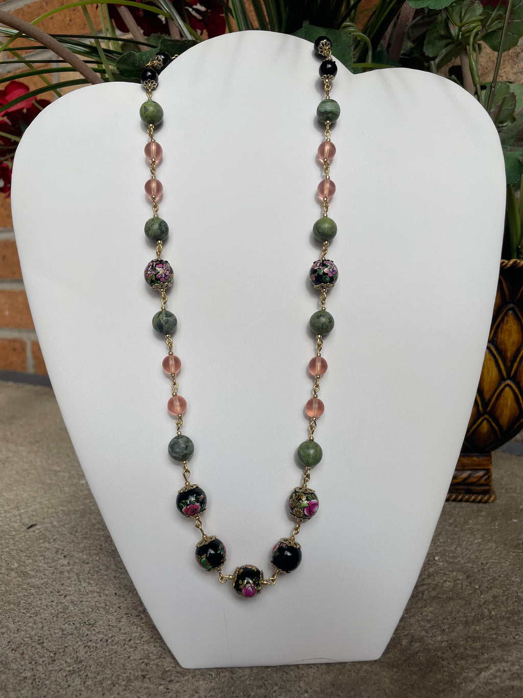 Necklace: Agate Petals
