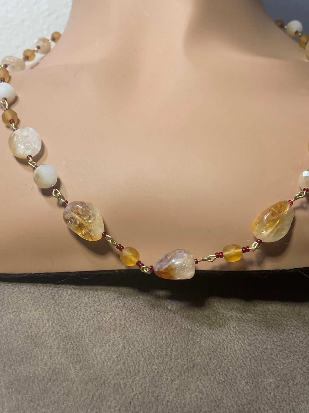 Necklace: Citrine Crush