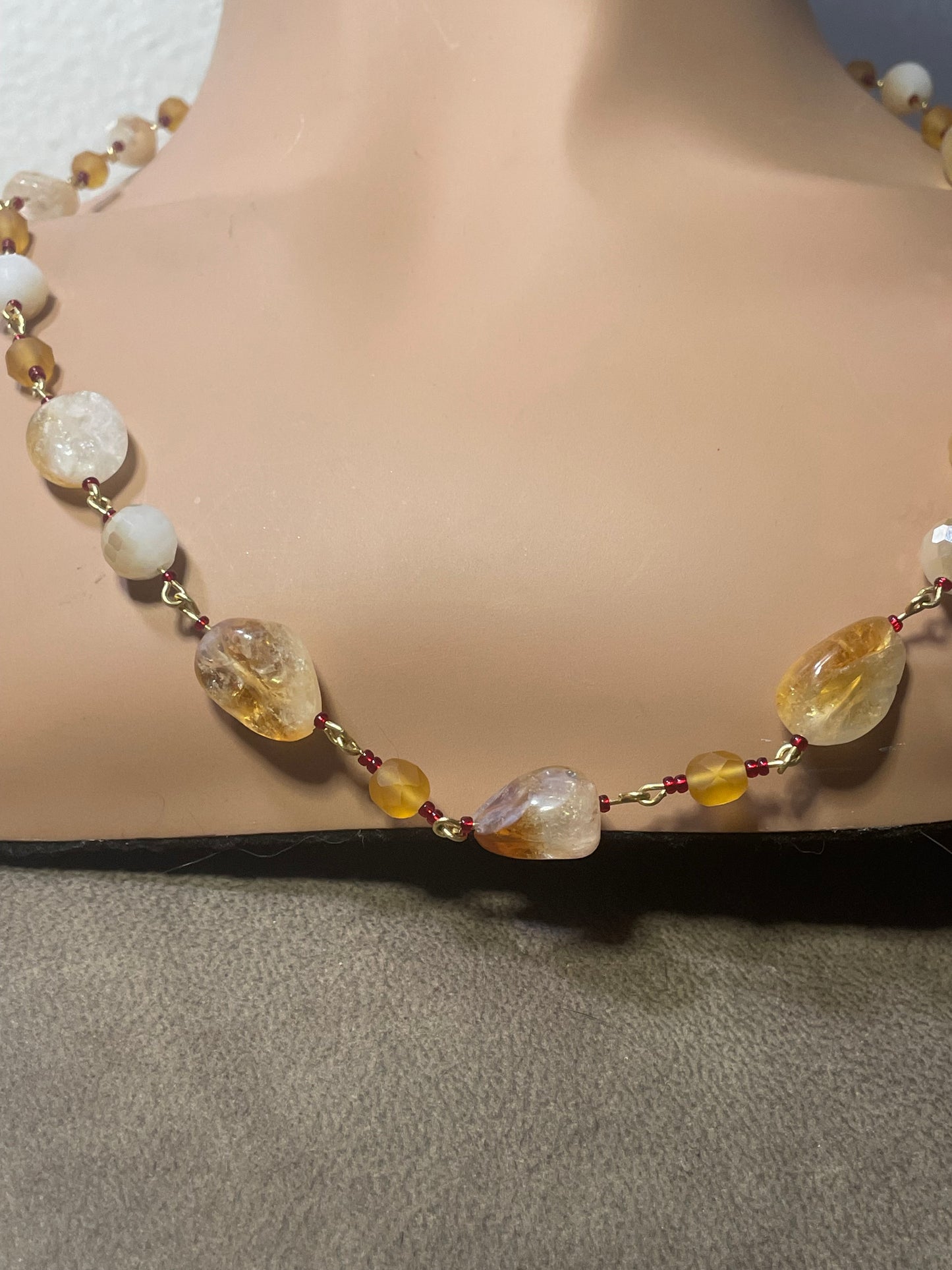 Necklace: Citrine Crush