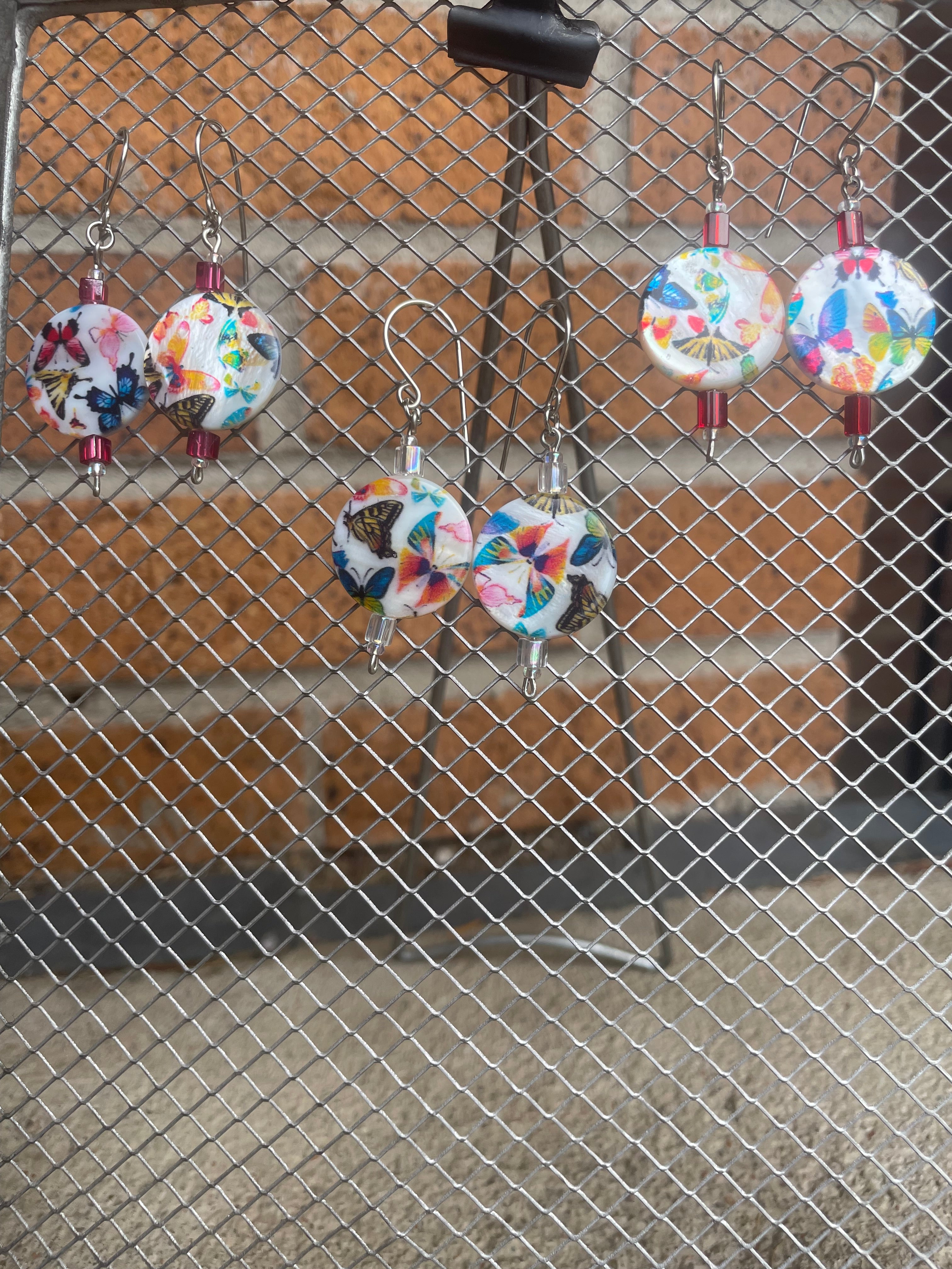 Earrings: Butterfly Burst