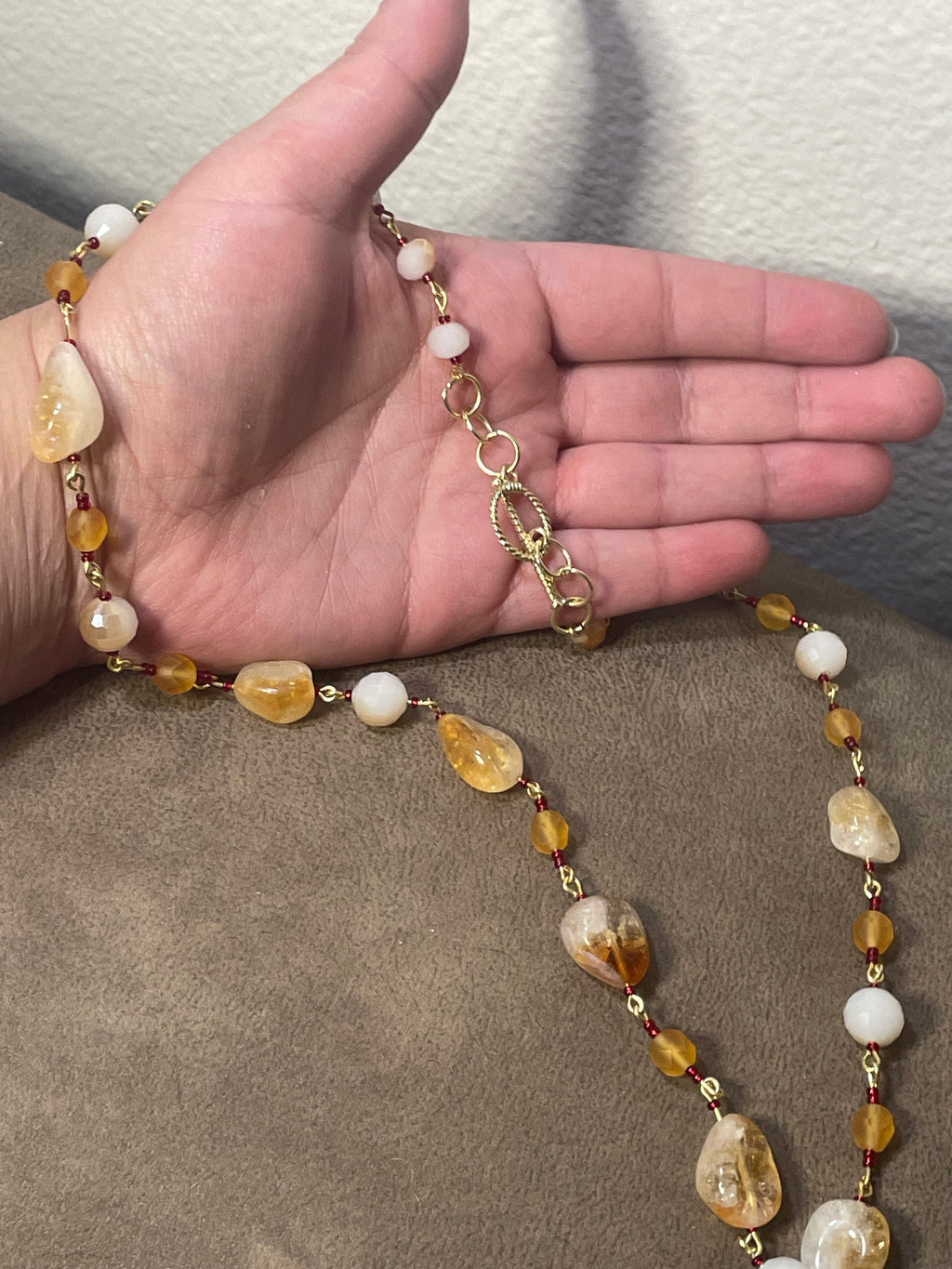 Necklace: Citrine Crush