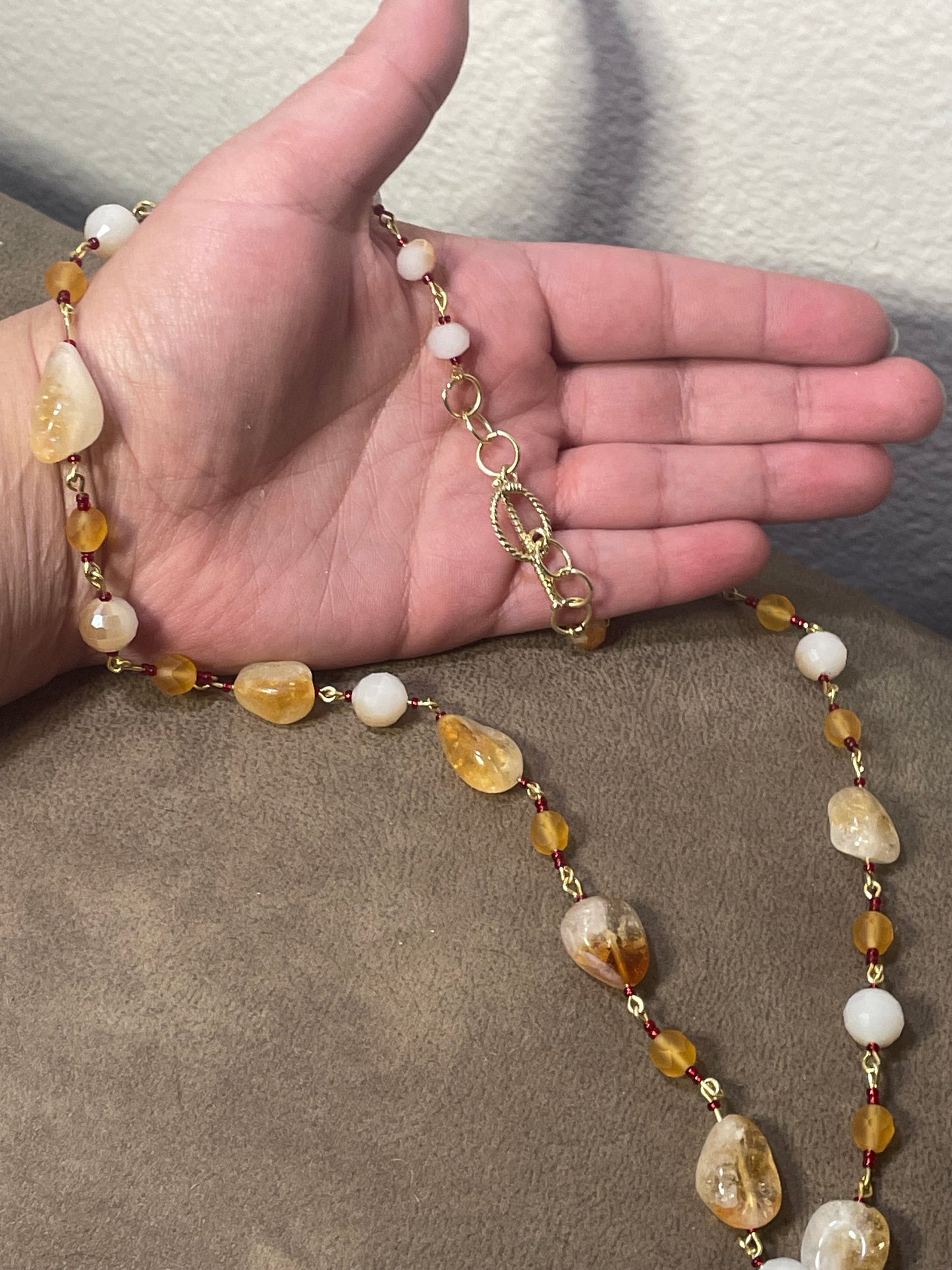Necklace: Citrine Crush