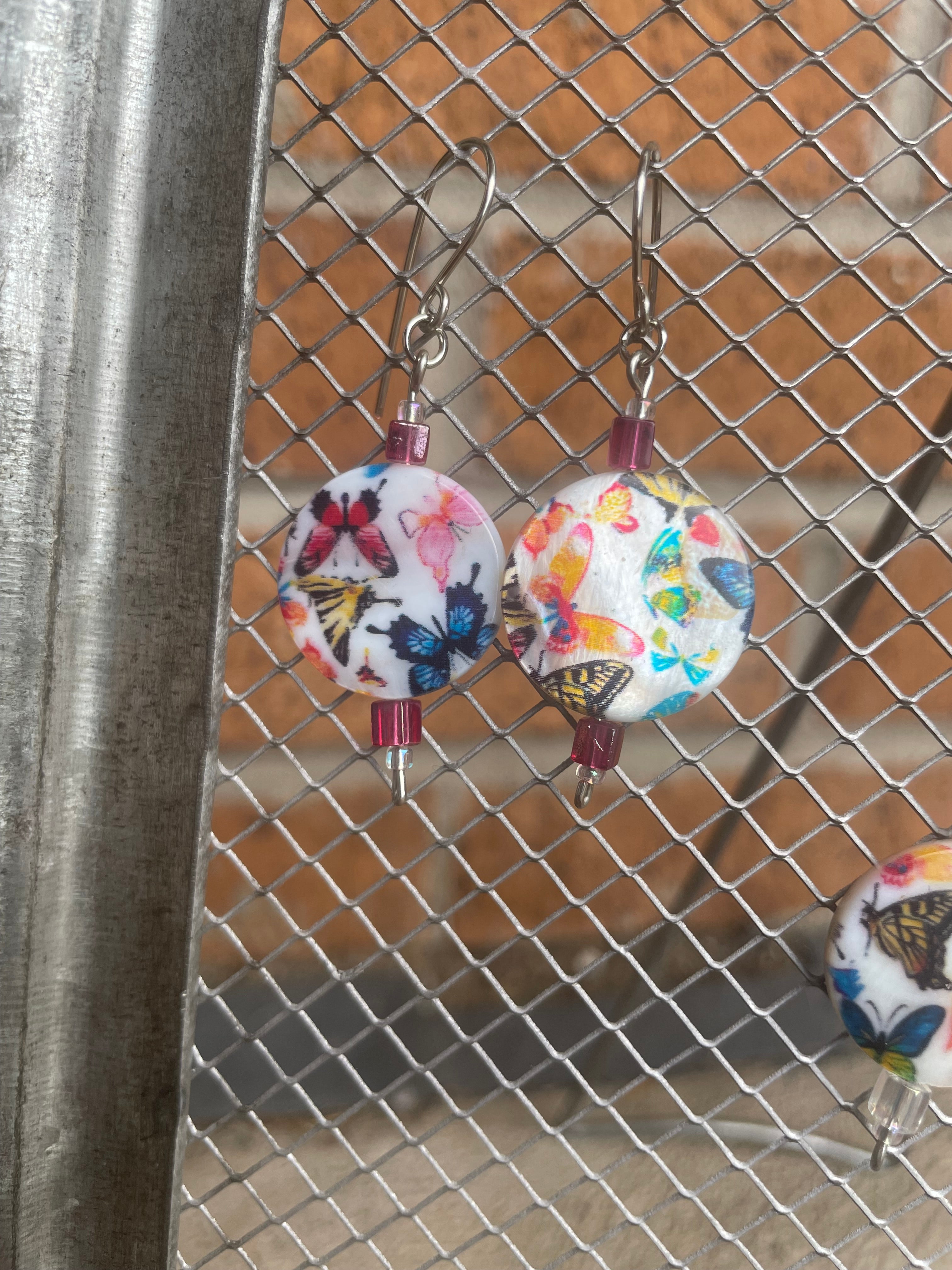 Earrings: Butterfly Burst