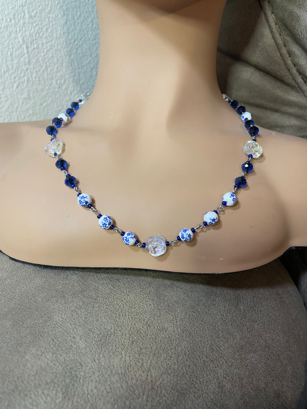 Necklace: Azure China Garden