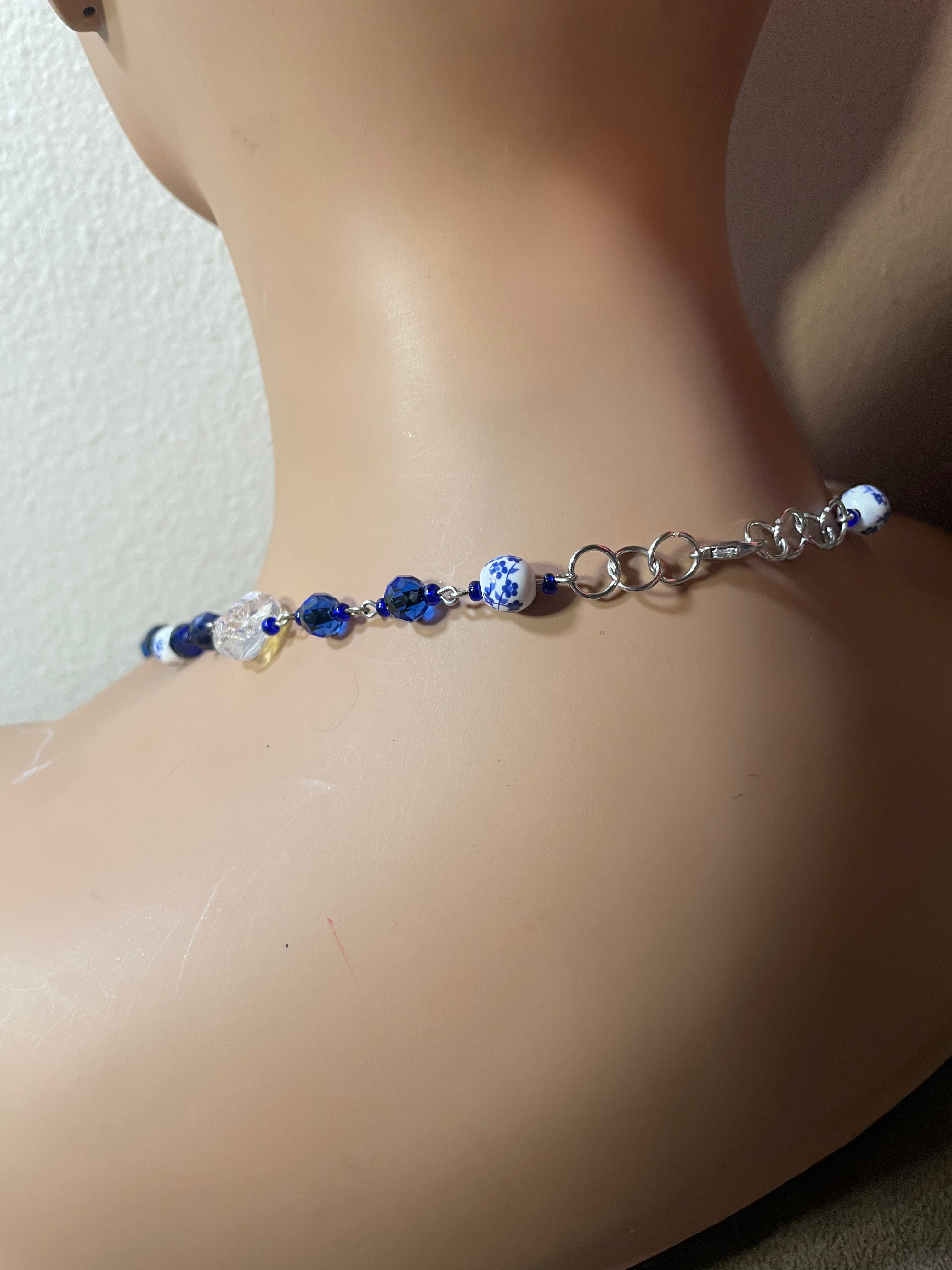 Necklace: Azure China Garden