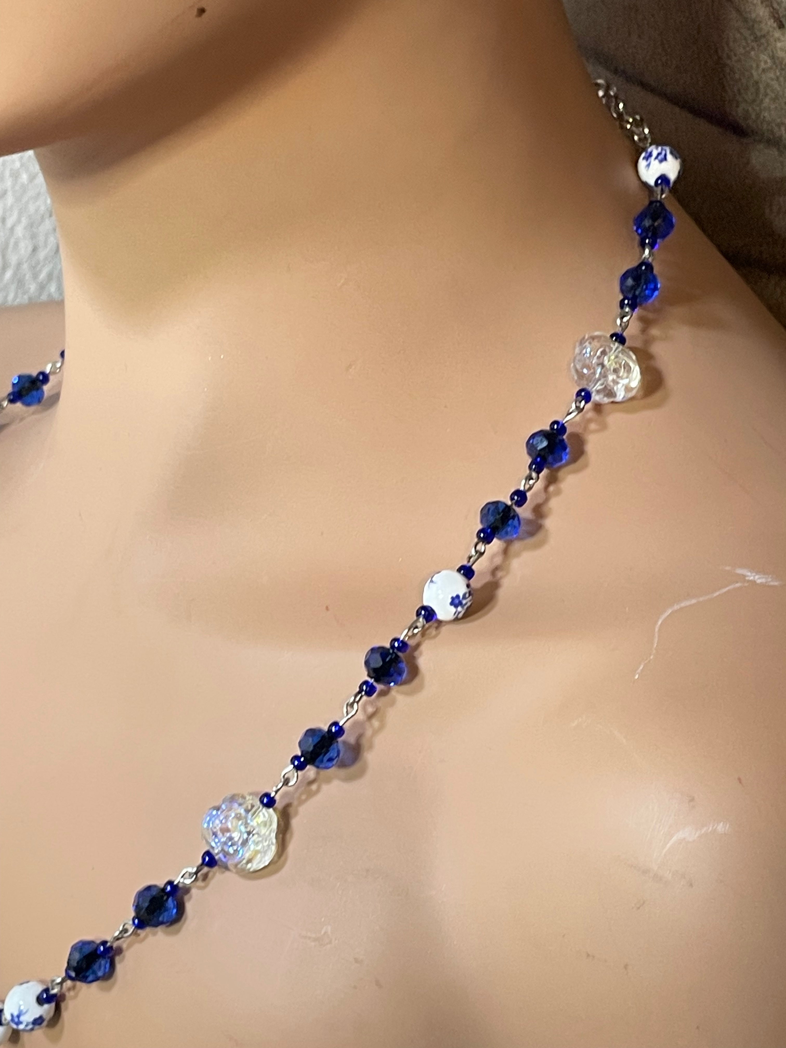 Necklace: Azure China Garden