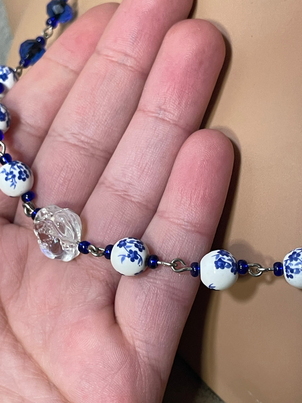 Necklace: Azure China Garden