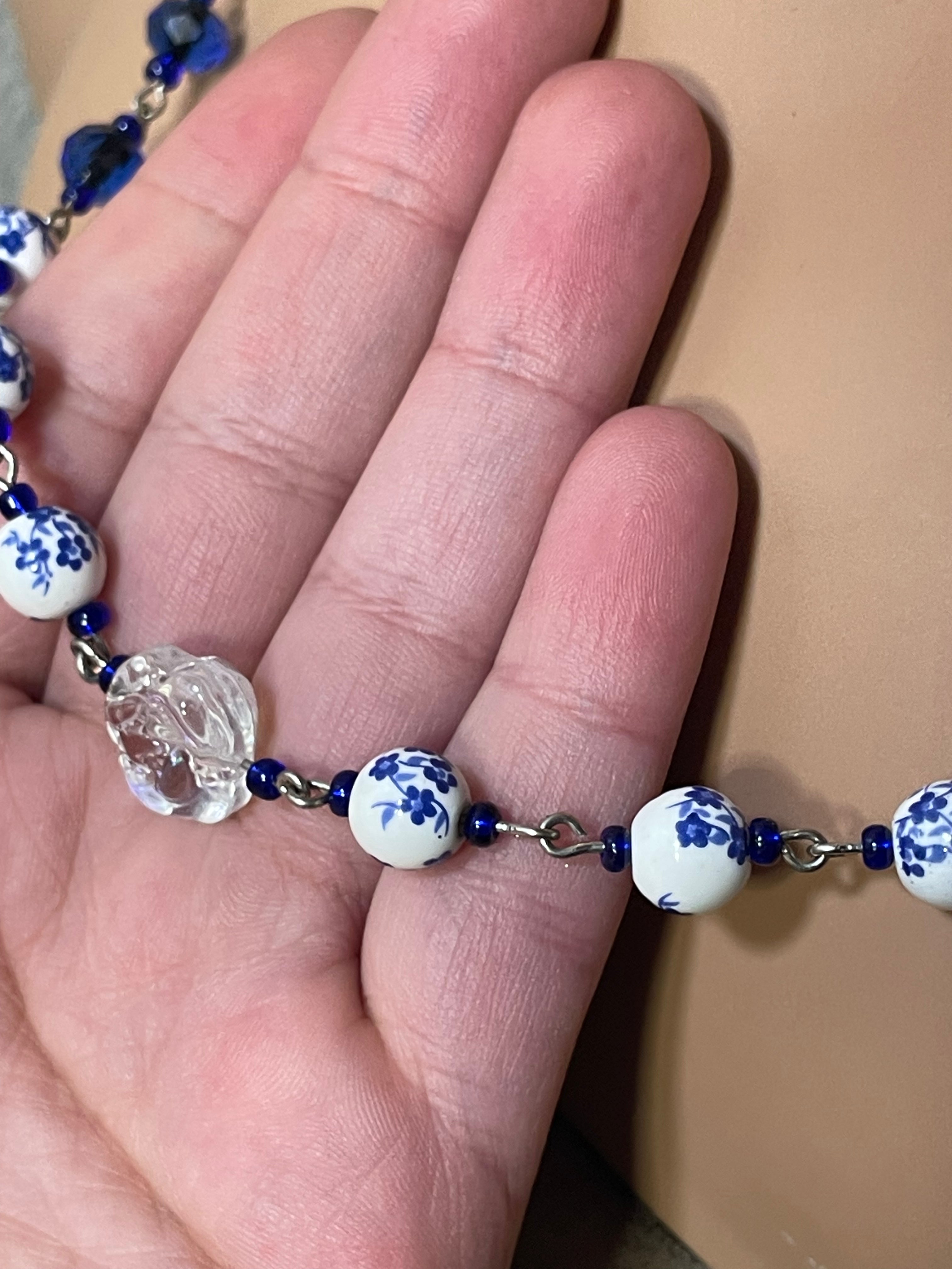 Necklace: Azure China Garden