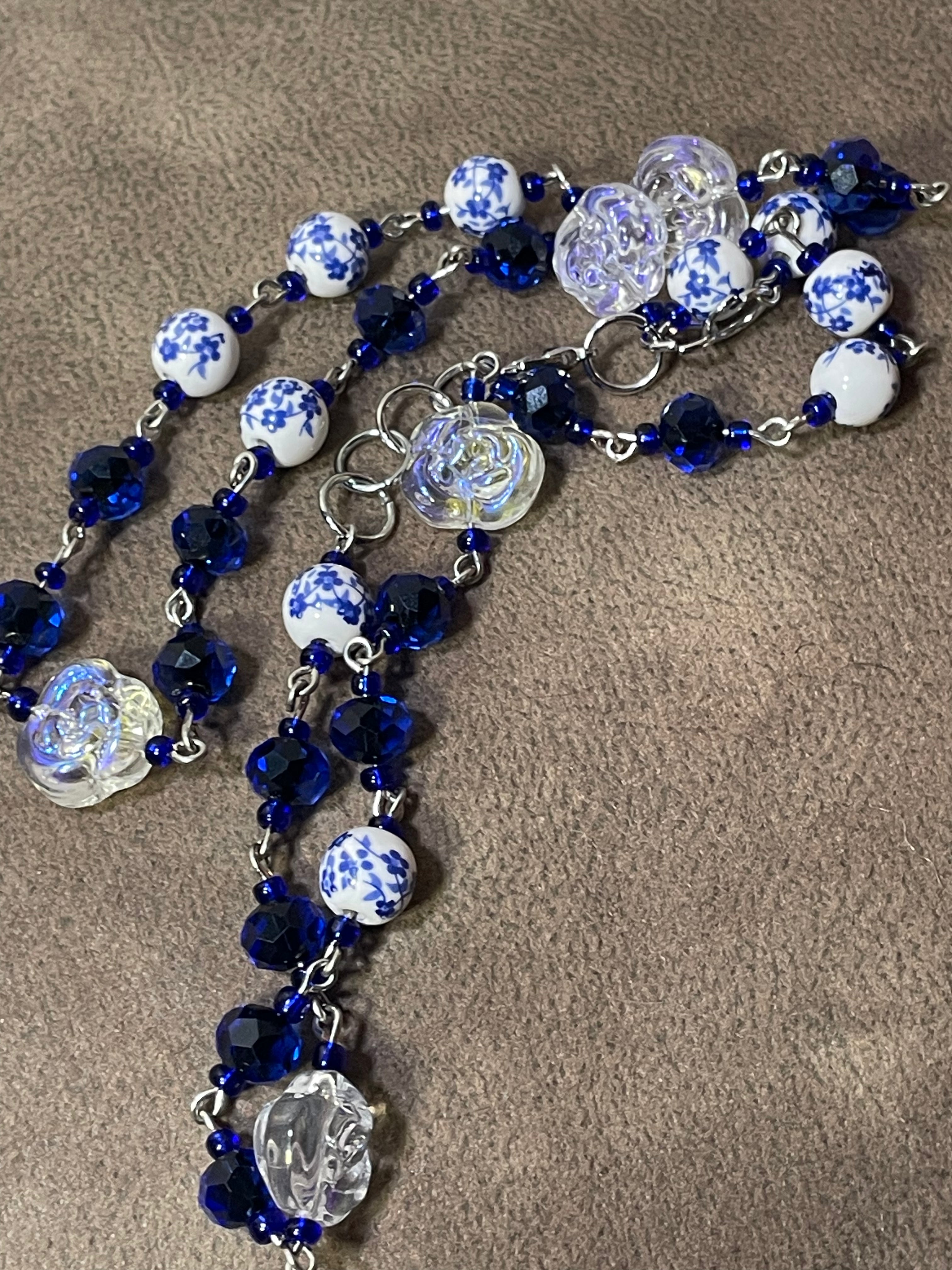 Necklace: Azure China Garden