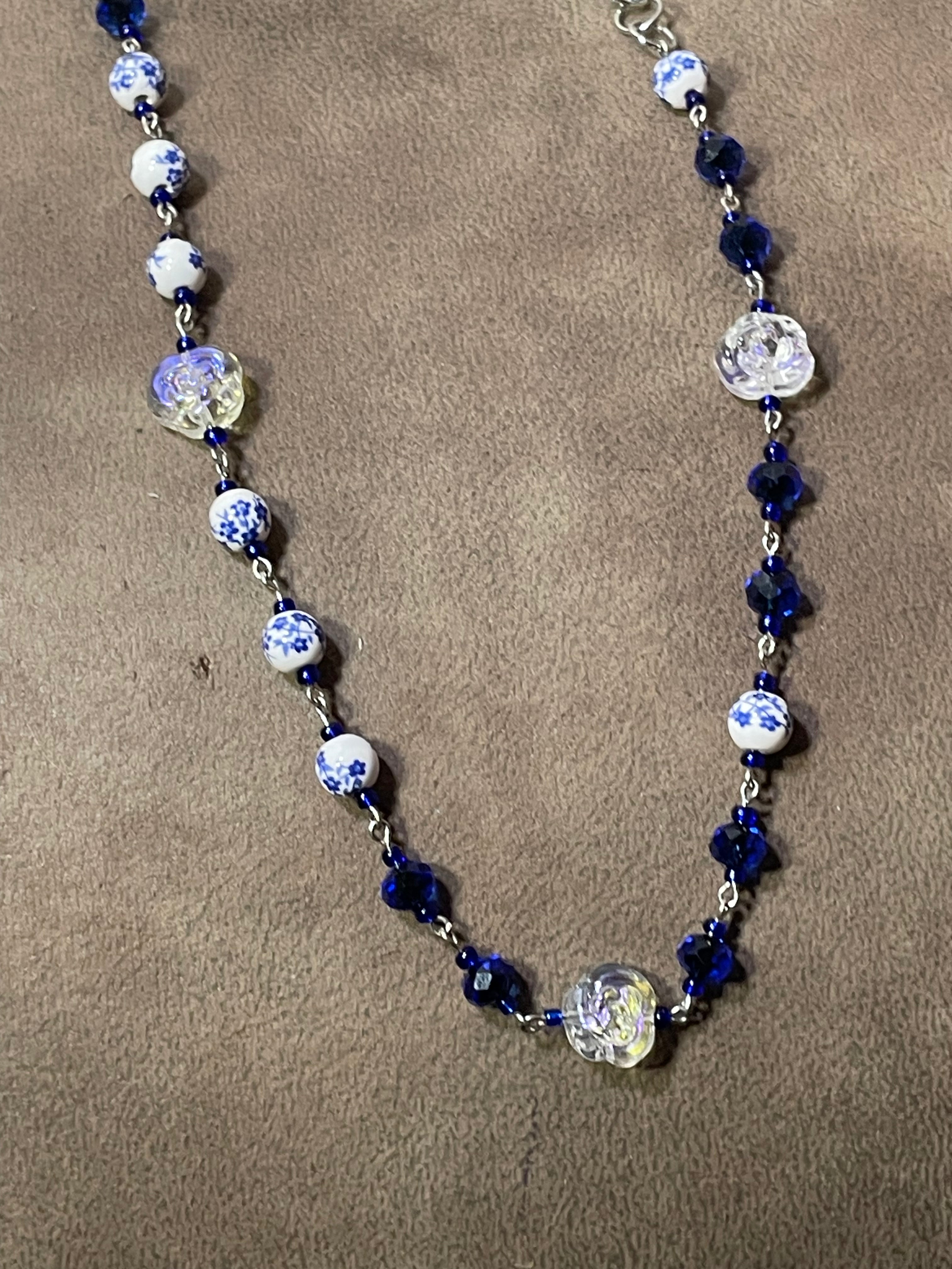 Necklace: Azure China Garden