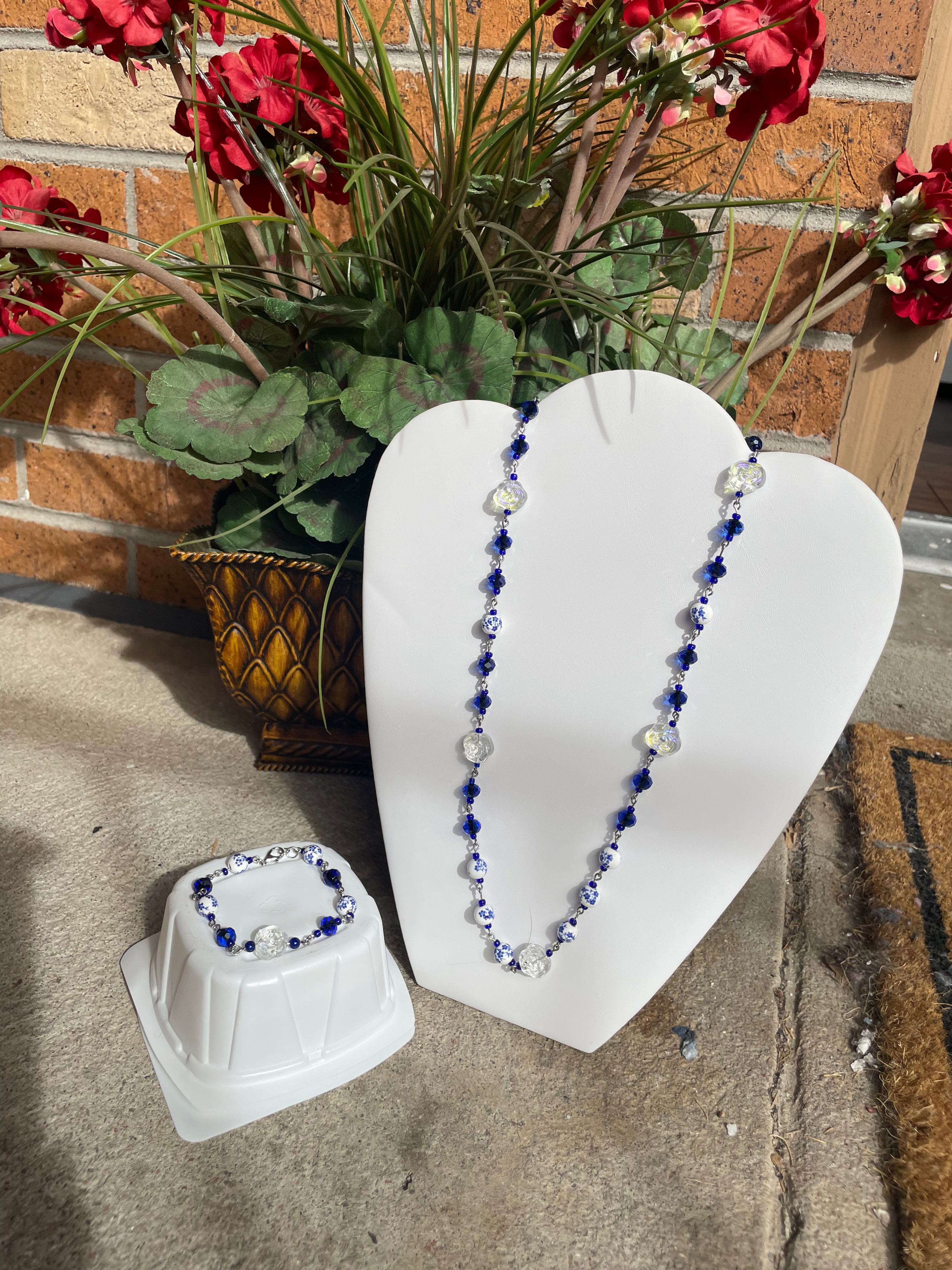 Bracelet: Azure China Garden