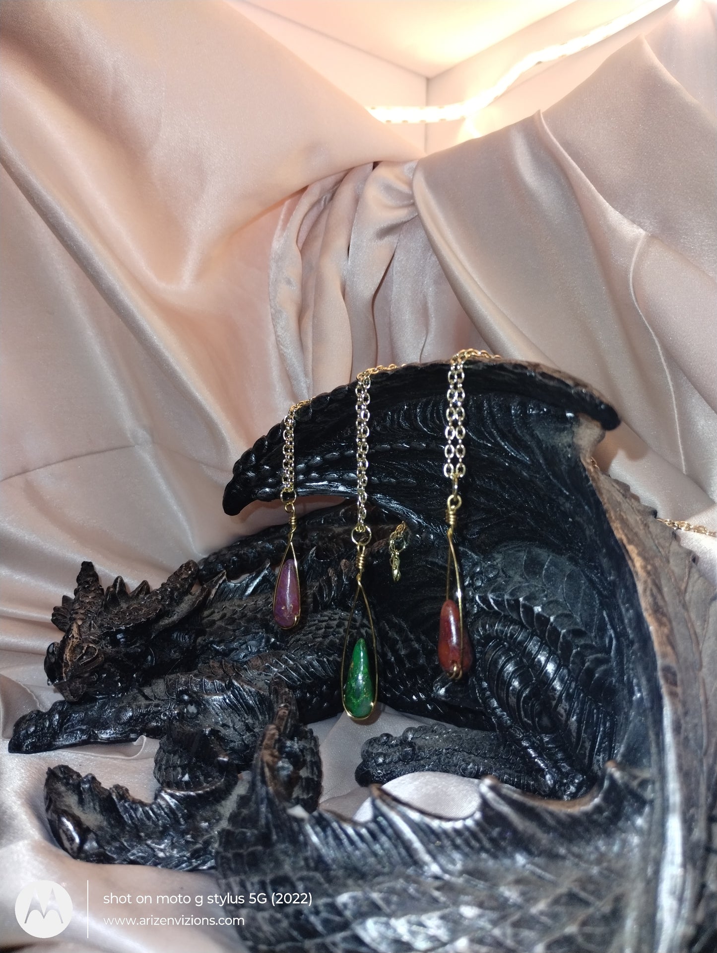 Dragon Tears Necklaces (gem series)