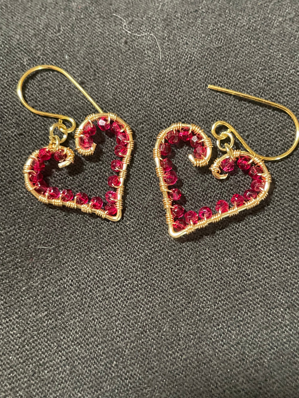 Floating Hearts (Gold)