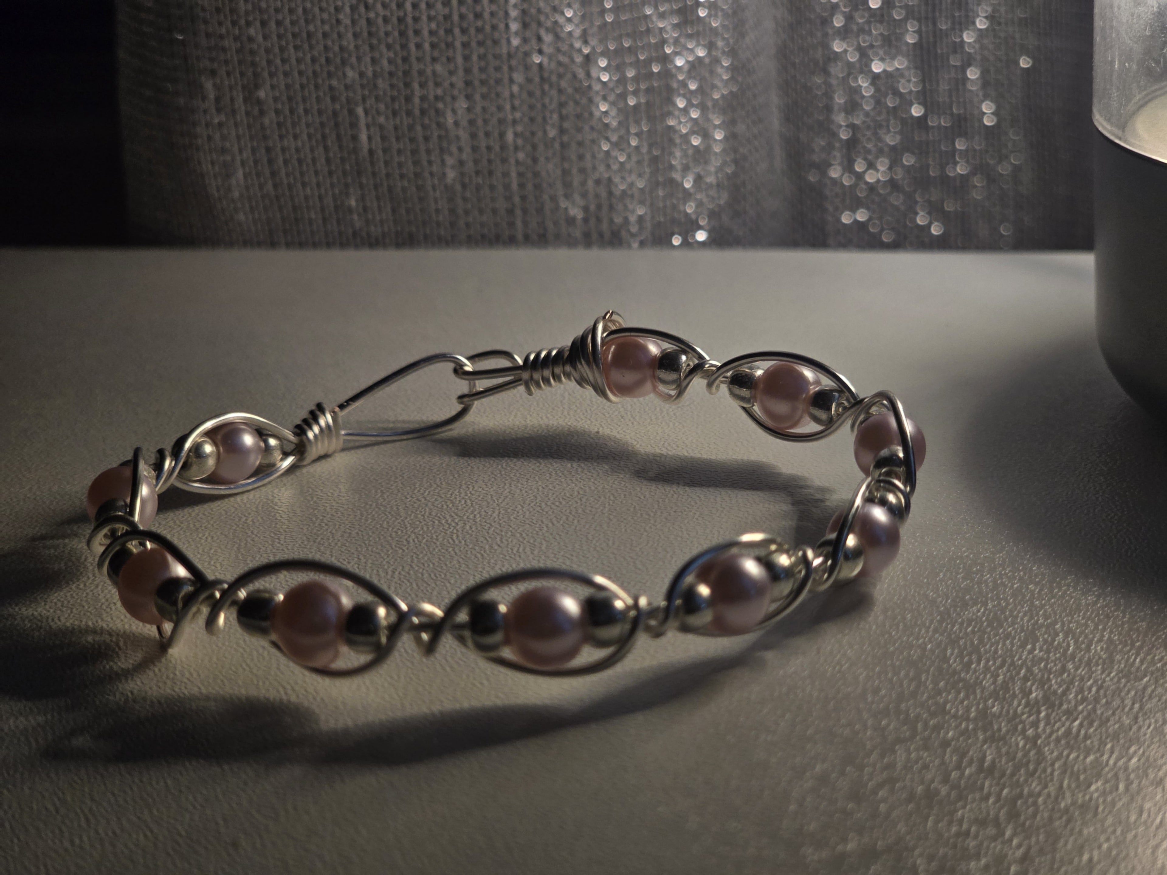Blingin’ fidget bracelet (silver)