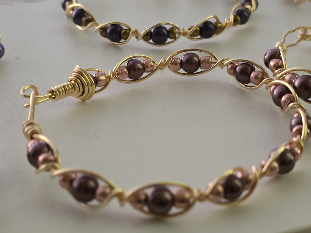 blingin’ fidget bracelet (gold)