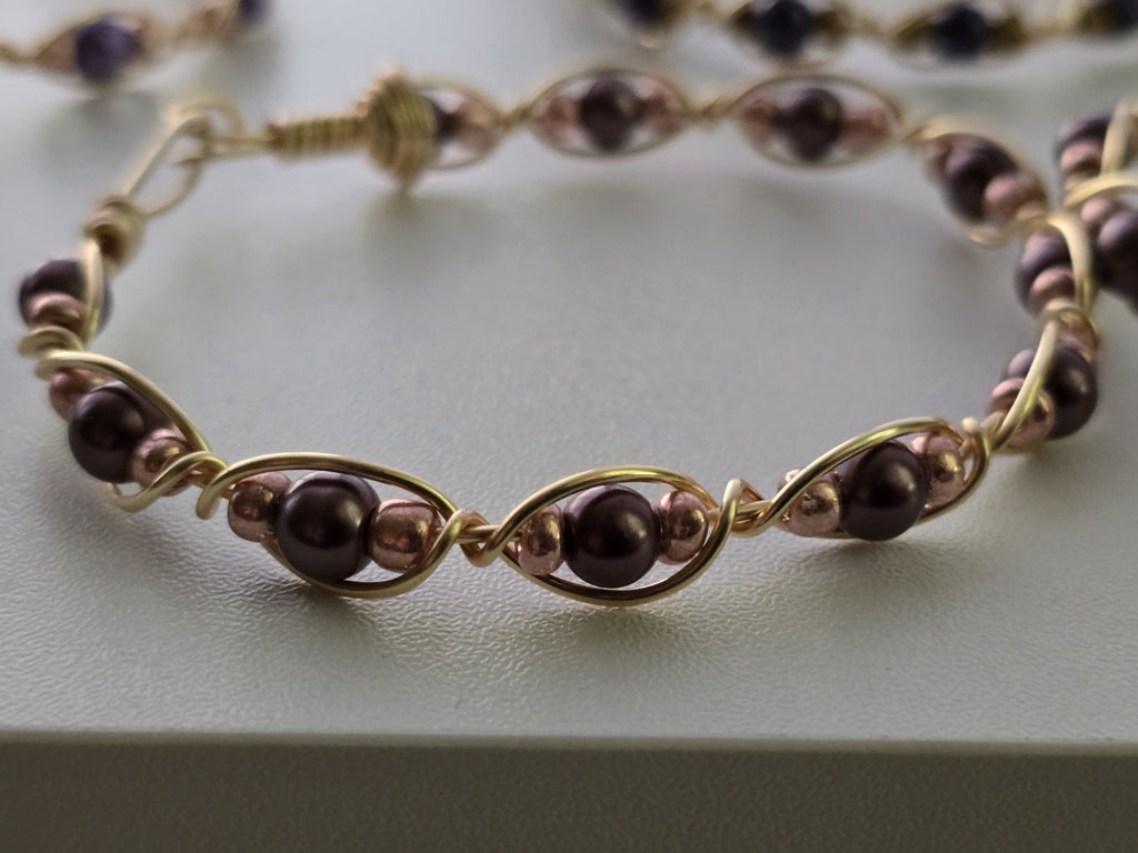 blingin’ fidget bracelet (gold)